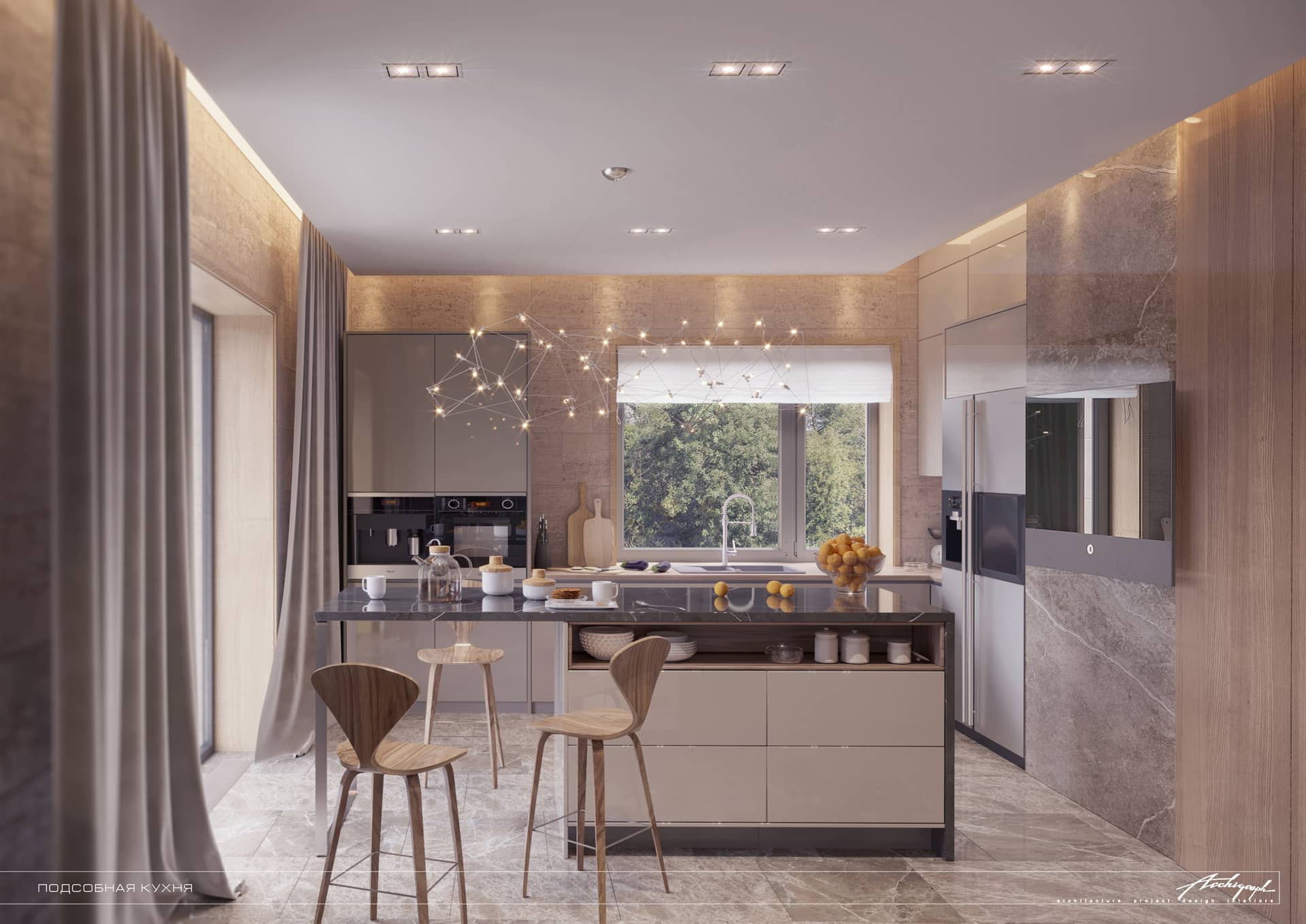 Boriskovo Residence - main house kitchen (view 34 of 81)
