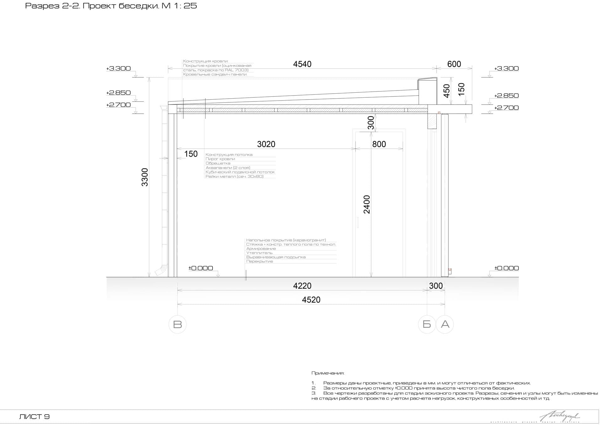 PN house pavilion - section (view 9 of 27)