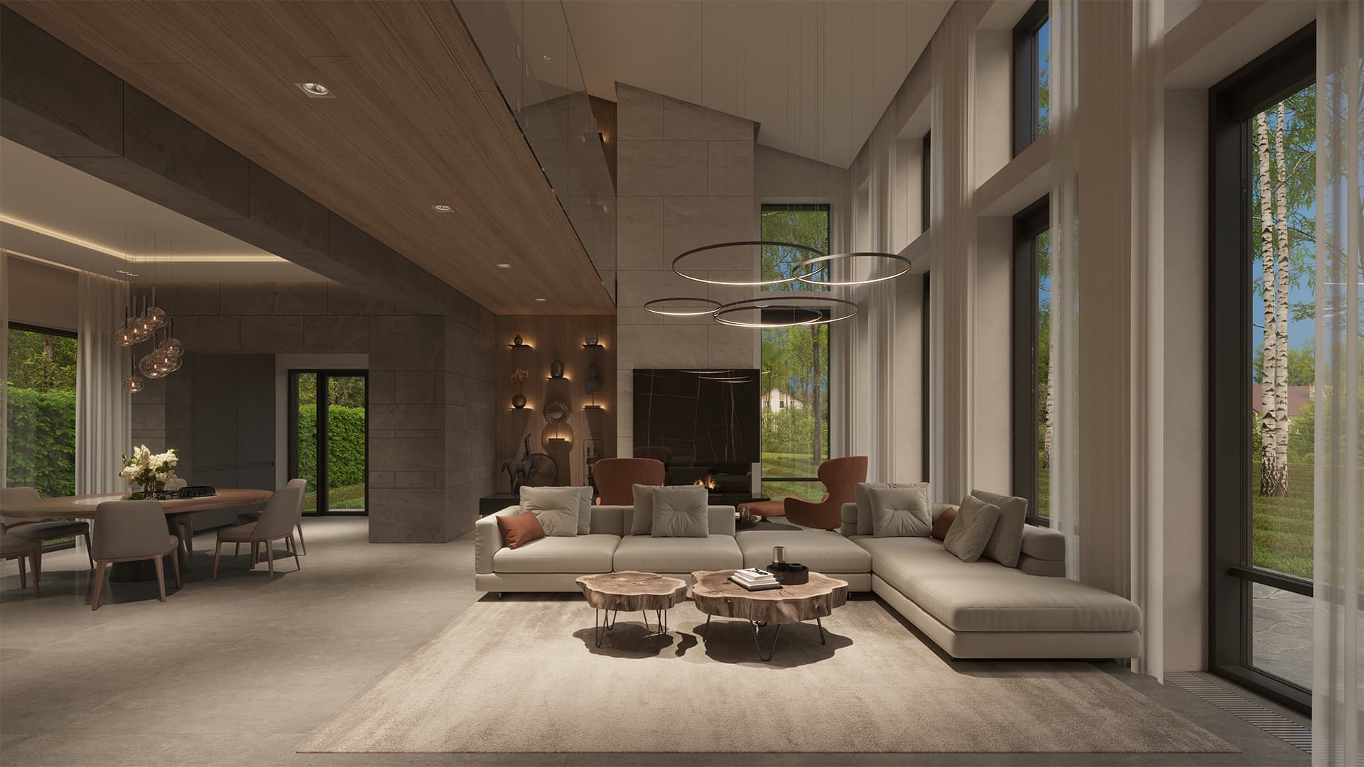 House V interior - project cover
