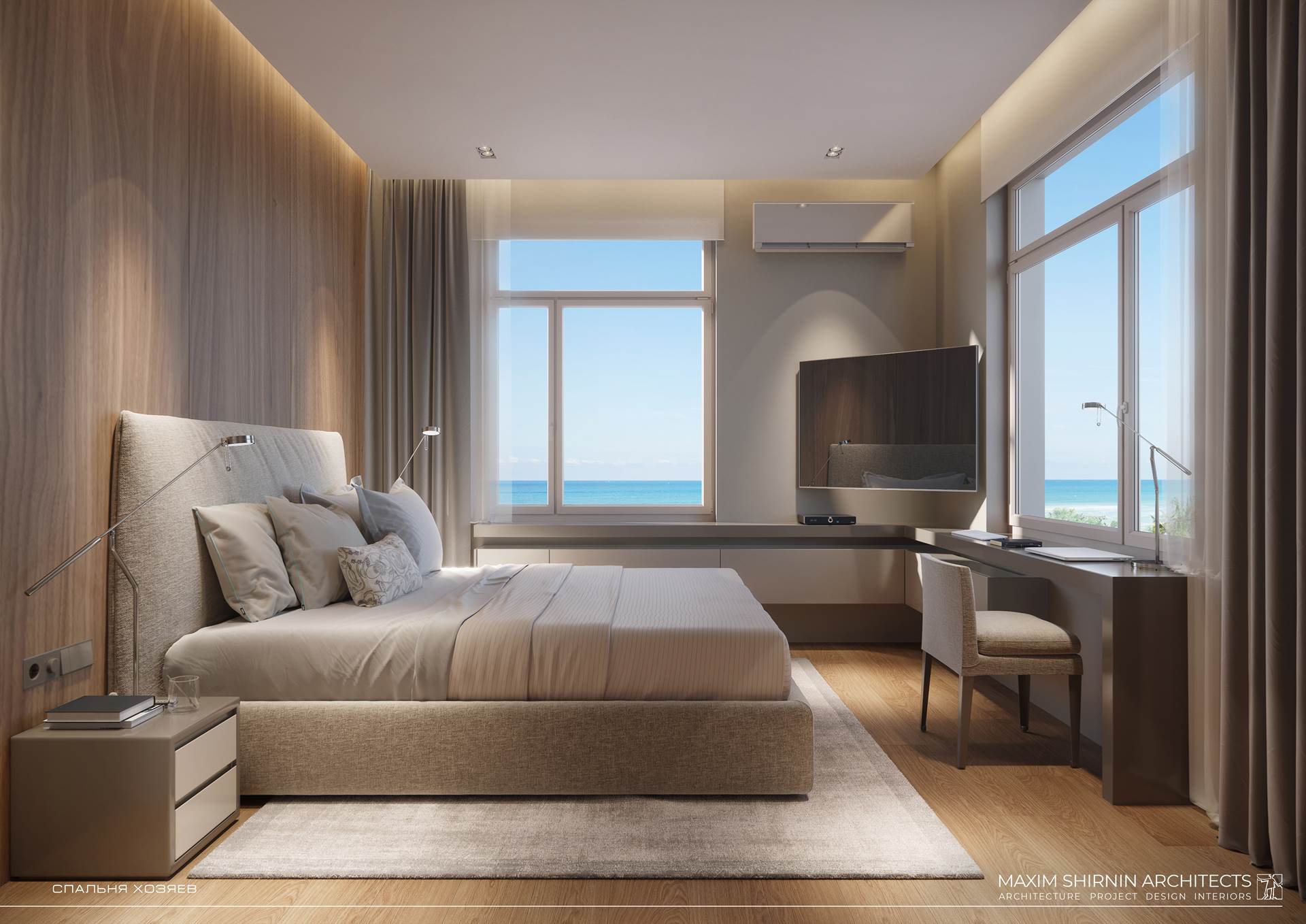 Imeretinka Apartments - master bedroom