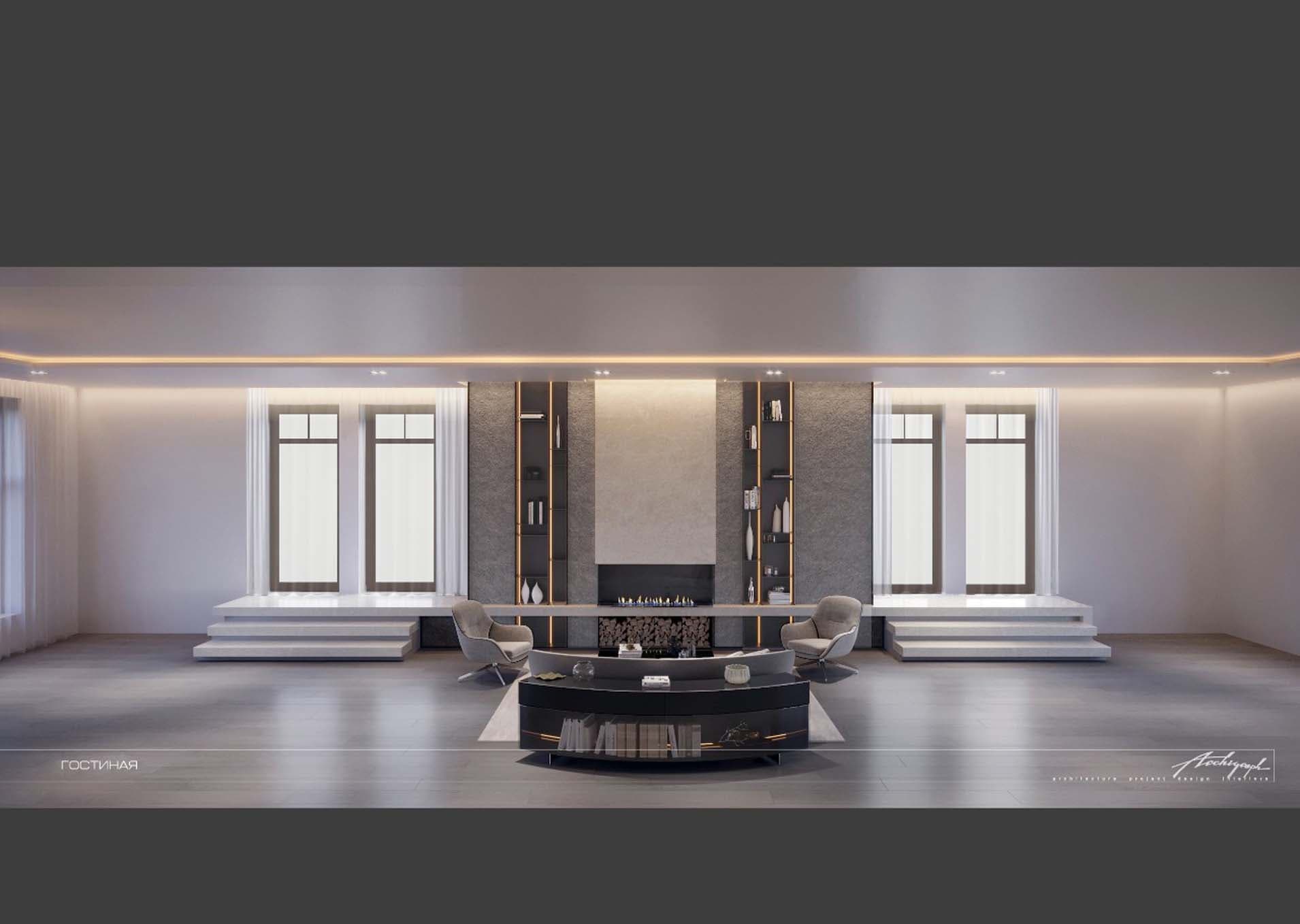 Povarskaya Apartments - podium, view 2