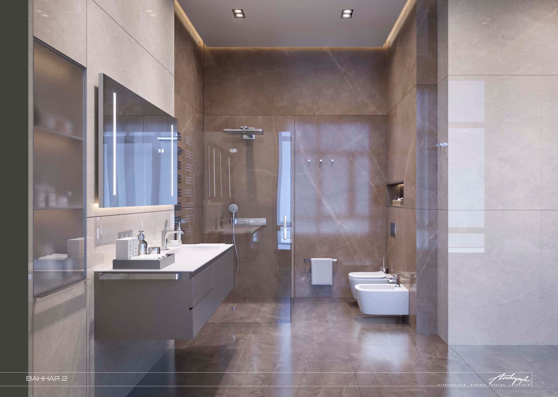 Povarskaya Apartments - bathroom 2, view 2